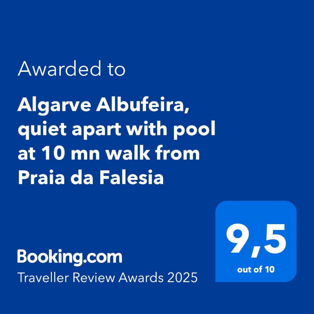 Algarve Albufeira, Quiet Apart With Pool At 10 Mn Walk From Praia Da Falesia Ольос де Агуа Екстериор снимка